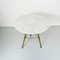 Italian Mid-Century Modern Round Marble and Brass Coffee Table, 1960s 7