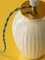 Royal Delft White Vintage Table Lamp, Liberty London Lampshade 2
