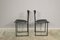 Lacquered Iron and Leather Chairs, 1970s, Set of 2, Image 4