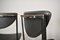 Lacquered Iron and Leather Chairs, 1970s, Set of 2, Image 8