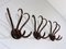 Wall Coat Racks from Thonet, 1960s, Set of 3, Image 12