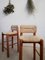 Ash & Straw Bar Stools in the Style of Charlotte Perriand, Set of 2 2