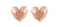 Queen Heart Wall Lamps by Royal Stranger, Set of 2, Image 1