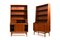 Secretary with Bookcase in Teak by Johannes Sorth, 1960s, Set of 2 1