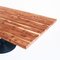 Solid Cypress Wood Table with Iron Base, Image 7