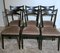 Chaises en Bois Noirci et Velours Style Ico Parisi, Set de 6 4