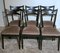 Ebonized Wood and Velvet Chairs in the style of Ico Parisi Style, Set of 6 4