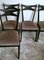 Ebonized Wood and Velvet Chairs in the style of Ico Parisi Style, Set of 6, Image 10