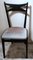 Ebonisierte Holz und Samt Stühle im Stil von Ico Parisi Style, 6er Set 12