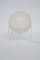 Vintage Spherical Floor Lamp with White Painted Iron Base from Stilnovo, Image 1