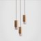 Brass Trio Lamp/One Chandelier from Formaminima, Image 5