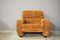 Brown Sofa and Armchair Group, 1970s, Set of 3 17