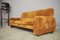 Brown Sofa and Armchair Group, 1970s, Set of 3 5