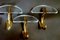 Italian Brass and Acrylic Glass Coat-Hangers in the Style of Fontana Arte, Set of 4 11