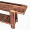 Mesa de carpintero vintage de madera de pino, años 70, Imagen 12
