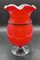 Red Murano Glass Vase, Image 6