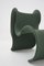 Dark Green Curved Lounge Chair by Gianni Pareschi for Busnelli 9