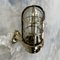 Vintage Wall Cage Light in Brass by Industria Rotterdam, 1970s, Image 3