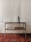 Carrello minimalista in legno e metallo cromato, anni '60, Immagine 2