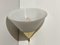 Brass and Opaline Glass Hanging Space Age Lamp by Limburg Glashütte, Image 7
