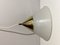 Brass and Opaline Glass Hanging Space Age Lamp by Limburg Glashütte, Image 10