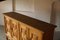 Credenza Mid-Century brutalista in legno di quercia massiccio, Danimarca, Immagine 5