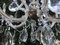Lámpara de araña Maria Teresa grande de cristal tallado a mano, años 50, Imagen 27