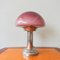 Lampada da tavolo Art Déco rosa, anni '30, Immagine 1