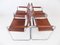 Chaises Mg5 en Cuir par Matteo Grassi, Set de 4 2