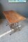 Antique Industrial Sewing Table 8