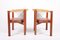 Lounge Chairs in Elm and Patinated Leather by Niels Jørgen Haugesen for Tranekær Furniture, Set of 2 5