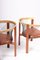 Lounge Chairs in Elm and Patinated Leather by Niels Jørgen Haugesen for Tranekær Furniture, Set of 2 3