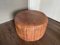 Pouf o poggiapiedi Mid-Century vintage in pelle, Immagine 4