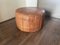 Vintage Mid-Century Leder Pouf oder Ottomane 2