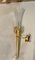 Large Gold Gilded Murano Glass Sconces, Set of 3 4