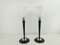 Art Deco Black Table Lamps from Mazda, France, Set of 2 1