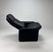 DS50 Lounge Chair in Dark Blue Leather from De Sede, 1980s, Image 13