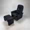 Fauteuil DS50 en Cuir Bleu Foncé de De Sede, 1980s 7