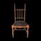 Französischer Stuhl aus gedrechseltem Holz & Leder, 1850er 13