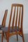 Teak Eva Chairs by Niels Koefoed for Hornslet Møbelfabrik, 1960s, Set of 6 6