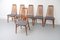 Teak Eva Chairs by Niels Koefoed for Hornslet Møbelfabrik, 1960s, Set of 6 9