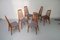 Teak Eva Chairs by Niels Koefoed for Hornslet Møbelfabrik, 1960s, Set of 6 5