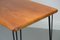 Teak and Steel Desk Table from Glostrup Denmark, 1960s 8