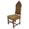 Renaissance Style High-Backed Chair in Solid Oak, Image 1