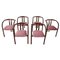 Dining & Side Chairs from Ton, 1980s, Set of 6 1