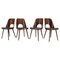 Czechoslovakian Dining Chairs by Oswald Haerdtl, 1960s, Set of 4 1