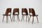 Czechoslovakian Dining Chairs by Oswald Haerdtl, 1960s, Set of 4, Image 4