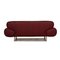 Red Leather Laaus Two-Seater Sofa 7