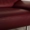 Red Leather Laaus Two-Seater Sofa 3