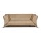 Rolf Benz 322 Leather Three-Seater Cream Sofa Couch, Image 1